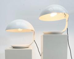 Elio Martinelli Pair of Mid Century Cobra Table Lamps by Elio Martinelli - 2553483