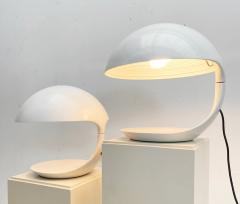 Elio Martinelli Pair of Mid Century Cobra Table Lamps by Elio Martinelli - 2553484
