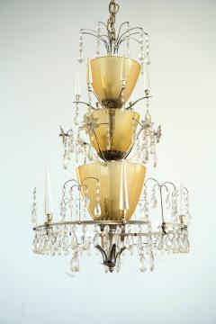 Elis Bergh Large Chandelier Elis Bergh attributed 2 available  - 3057921
