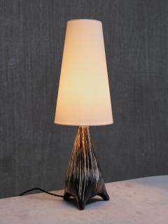 Elisabeth Loholt Organic Elisabeth Loholt Three Legged Ceramic Table Lamp Denmark 1960s - 4379833