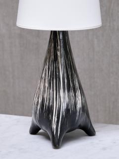 Elisabeth Loholt Organic Elisabeth Loholt Three Legged Ceramic Table Lamp Denmark 1960s - 4379834