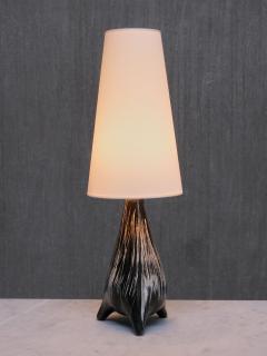 Elisabeth Loholt Organic Elisabeth Loholt Three Legged Ceramic Table Lamp Denmark 1960s - 4379838