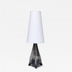 Elisabeth Loholt Organic Elisabeth Loholt Three Legged Ceramic Table Lamp Denmark 1960s - 4379859