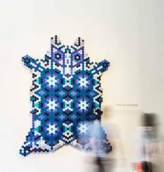 Elissa Medina HUICHOL felt rug tapestry - 2438051