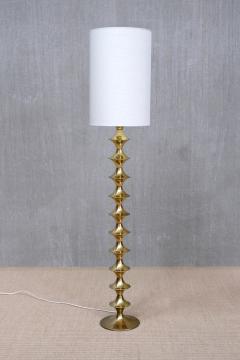 Elit AB Swedish Modern Sculptural Brass Floor Lamp by Elit AB 1960s - 4384483
