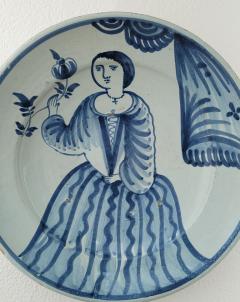 Elizabeth I of England Delftware Charger Holland circa 17th century - 4007089