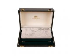Elizabeth II Sterling Silver and Ruby Humidor Box Made for Saudi Arabia - 3036558