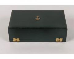 Elizabeth II Sterling Silver and Ruby Humidor Box Made for Saudi Arabia - 3036559