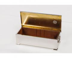 Elizabeth II Sterling Silver and Ruby Humidor Box Made for Saudi Arabia - 3036565