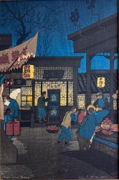 Elizabeth Keith Pond Japanese Woodblock Print Night Scene Peking by Elizabeth Keith - 4263475