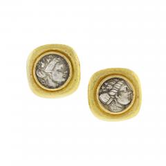 Elizabeth Locke ELIZABETH LOCKE ANCIENT COIN EARRINGS - 2962950