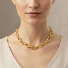Elizabeth Locke Elizabeth Locke 17 Smooth Link Necklace - 4557715