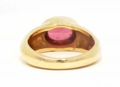 Elizabeth Locke Elizabeth Locke Cabochon Tourmaline Ring - 4439687