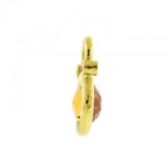 Elizabeth Locke Elizabeth Locke Citrine and Spessartite Earring Charms - 3897937