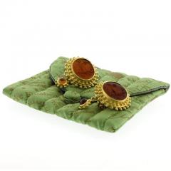 Elizabeth Locke Elizabeth Locke Venetian Glass Intaglio Earrings - 4615890