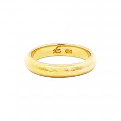 Elizabeth Locke Stackable Hammered Band by Elizabeth Locke - 4412734