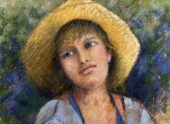Elizabeth Mowry Girl with Yellow Hat  - 4793847