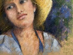 Elizabeth Mowry Girl with Yellow Hat  - 4793848