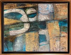 Elliot Twelvetrees American Modern Abstract Expressionist Mixed Media on Canvas Elliot Twelvetrees - 4619487