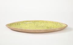 Elliptical Ceramic Plate by Barbara Willis - 2950805