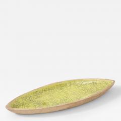 Elliptical Ceramic Plate by Barbara Willis - 2952454