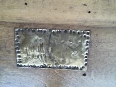 Ellis Woods Mission Style Round Table by Ellis Woods Signed and Dated - 1276179