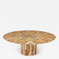 Ello Italian Onyx Coffee Table by Stone International 1979 - 2046370