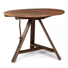 Elm Round Dutch Tilt Top Table - 4029743