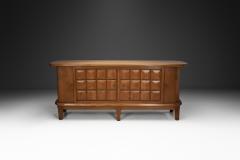 Elm Veneer Sideboard by Frederik St rmose M belfabrik Denmark ca 1940s - 4374192