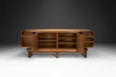 Elm Veneer Sideboard by Frederik St rmose M belfabrik Denmark ca 1940s - 4374193