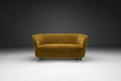Elna Kiljander Rounded Sofa by Elna Kiljander for Mobilia Finland 1930s - 4344311