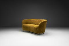 Elna Kiljander Rounded Sofa by Elna Kiljander for Mobilia Finland 1930s - 4344312