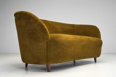 Elna Kiljander Rounded Sofa by Elna Kiljander for Mobilia Finland 1930s - 4344316