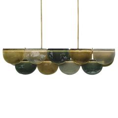Elongated Murano Glass Ceiling Lamp Italy - 4270649