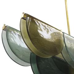 Elongated Murano Glass Ceiling Lamp Italy - 4270652
