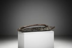 Elongated Sculptural Wooden Bowl Europe Second half of the 20th Century - 4365461