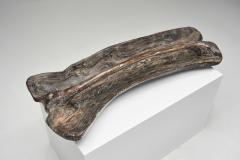 Elongated Sculptural Wooden Bowl Europe Second half of the 20th Century - 4365463