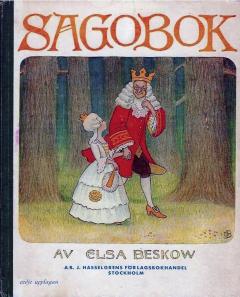 Elsa Beskow Fairy Tale Childrens Book Fantasy Illustration in Black and White - 4247685
