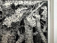 Elsa Beskow Fairy Tale Childrens Book Fantasy Illustration in Black and White - 4247686