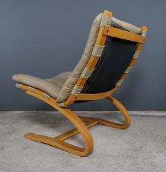 Elsa Nordahl Solheim Elsa Nordahl Solheim Leather Birch Lounge Chair Rykken - 2206491