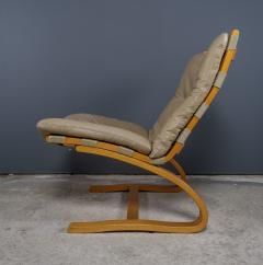 Elsa Nordahl Solheim Elsa Nordahl Solheim Leather Birch Lounge Chair Rykken - 2206492