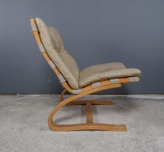 Elsa Nordahl Solheim Elsa Nordahl Solheim Leather Birch Lounge Chair Rykken - 2206666