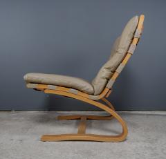 Elsa Nordahl Solheim Elsa Nordahl Solheim Leather Birch Lounge Chair Rykken - 2206670