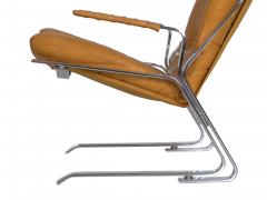 Elsa Nordahl Solheim Vintage Modern Leather Pirate Lounge Chair by Elsa Nordahl Solheim - 1163293