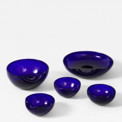 Elsa Peretti Elsa Peretti For Tiffany Co Venetian Blown Glass Blue Cobalt Collection - 3992519