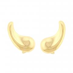 Elsa Peretti Large Elsa Peretti Tiffany Co Tear Drop Earrings - 477644