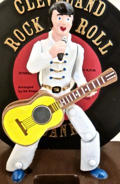 Elvis Presley Commemorative Mechanical Bank Cleveland Rock and Roll circa 2006 - 2731356