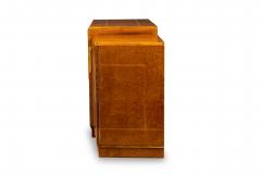 Ely Jacques Kahn Eli Jacques Kahn Art Deco American Birds Eye Inlaid Maple 3 Cabinet Credenza - 4161792
