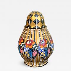 Emanuel Josef Margold Lidded Urn with Geometric Motifs by Emanuel Josef Margold porcelain - 1829206