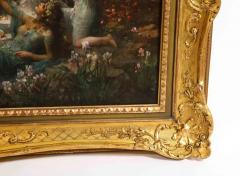 Emanuel Oberhauser Mermaids and Nymphs An Exceptional Oil on Canvas Painting - 2462988